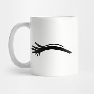 Winking Pink Anime Eyes Mug